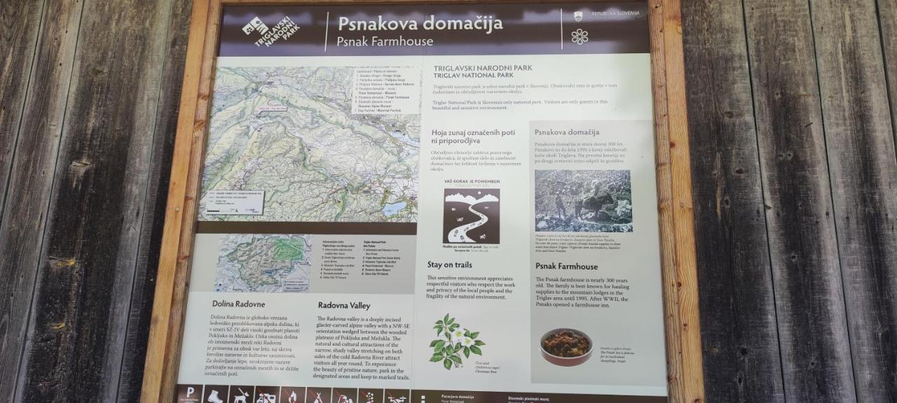 Appartement Turisticna Kmetija Psnak à Mojstrana Extérieur photo